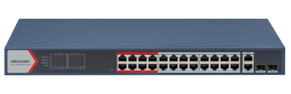 Hikvision DS-3E1326P-EI(B) Smart Switch 24 poorten LAN PoE 100Mbps