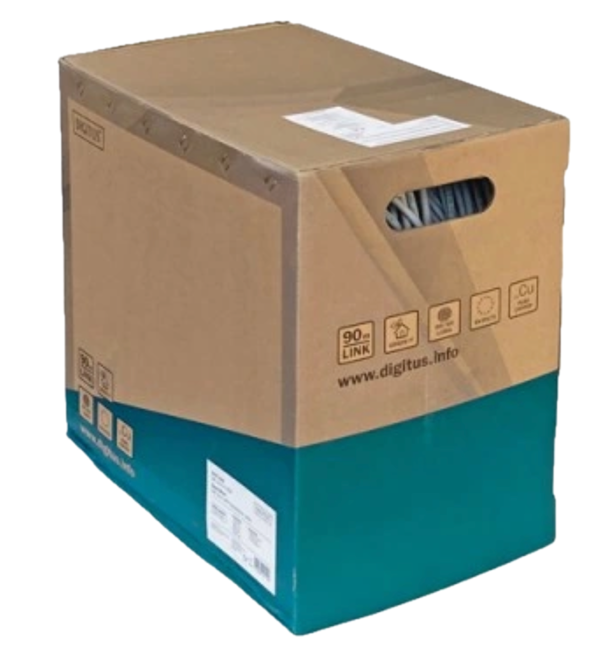 Installatie Kabel Digitus Cat5e U UTP 4x2 twisted pair