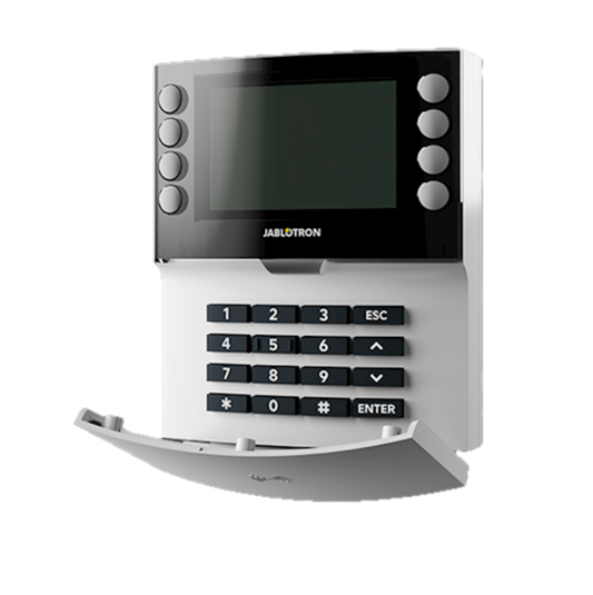 Jablotron JA-155E Draadloos Bediendeel met Toetsenbord, 4x segment, LCD en RFID lezer