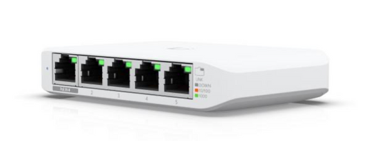 UniFi Switch Flex Mini 5 poorten geen PoE