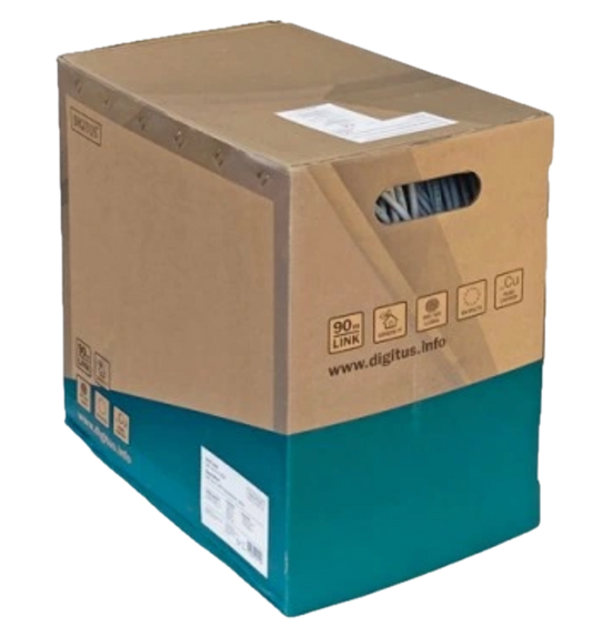 Installatie Kabel Digitus Cat5e U UTP 4x2 twisted pair