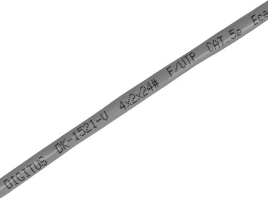 Installatie Kabel Digitus Cat5e U UTP 4x2 twisted pair